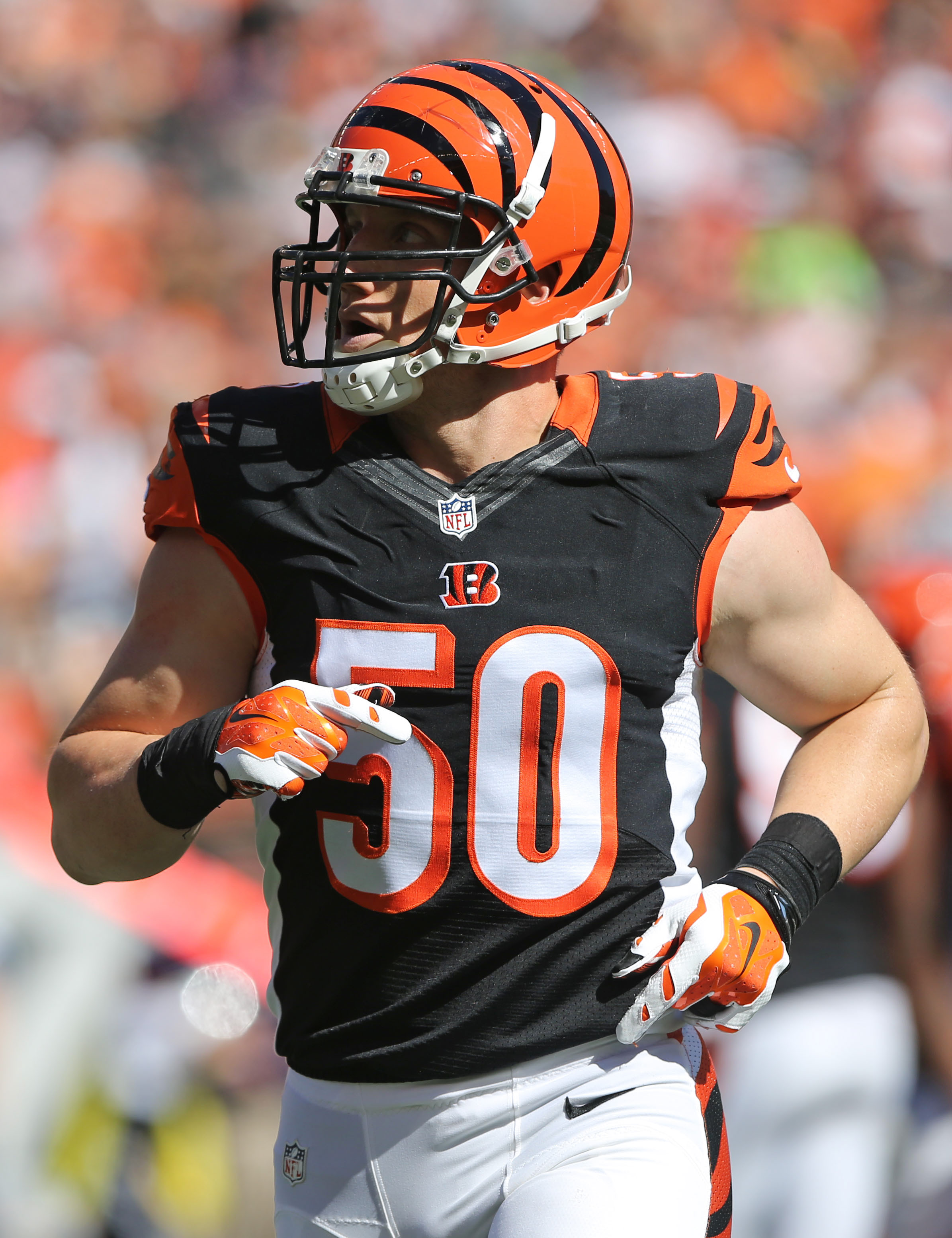 aj hawk bengals jersey